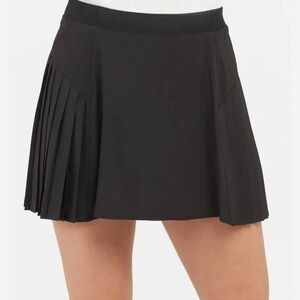 Spanx Get Moving Pleated Skort Skirt, Very Black Size Small Pocket